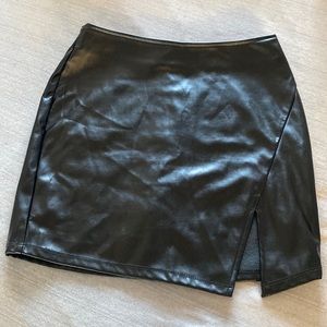 Leather skirt